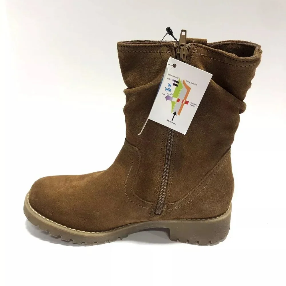 Eric Michael Women’s Brown Suede Ankle Boots Size US6 M EUR36